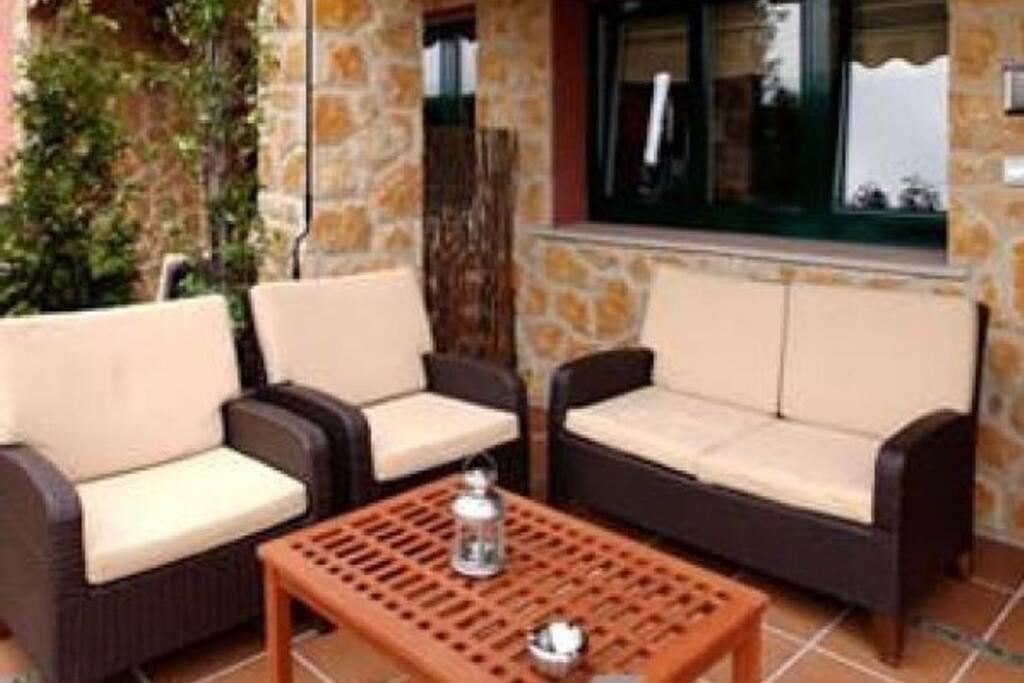 Villa Brandán - Villa con piscina privada para 12p Villaviciosa  Esterno foto